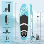 Premium Stand Up Paddle Board, Yoga Board with Durable SUP Accessories & Carry Bag | Wide Stance, Surf Control, Non-Slip Deck, Leash, Paddle and Pump for Youth & Adult - Image 48