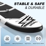 Premium Stand Up Paddle Board, Yoga Board with Durable SUP Accessories & Carry Bag | Wide Stance, Surf Control, Non-Slip Deck, Leash, Paddle and Pump for Youth & Adult - Image 63