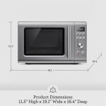 Breville BMO650SIL1BUC1 Compact Countertop Microwave - Image 7