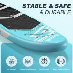 Premium Stand Up Paddle Board, Yoga Board with Durable SUP Accessories & Carry Bag | Wide Stance, Surf Control, Non-Slip Deck, Leash, Paddle and Pump for Youth & Adult - Image 51