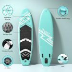 Premium Stand Up Paddle Board, Yoga Board with Durable SUP Accessories & Carry Bag | Wide Stance, Surf Control, Non-Slip Deck, Leash, Paddle and Pump for Youth & Adult - Image 8